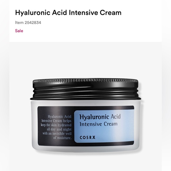 Cosrx hyaluronic acid intensive cream - Picture 1 of 3